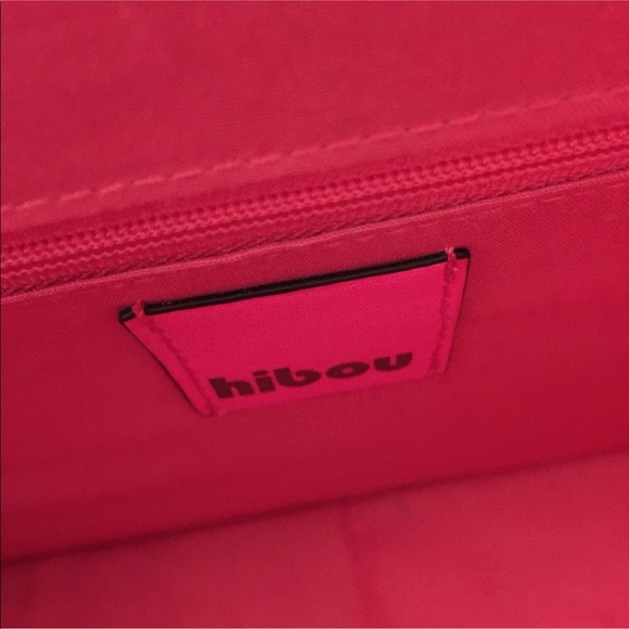 hibou Neon Pink Cambridge Satchel Crossbody Bag - Picture 6 of 8